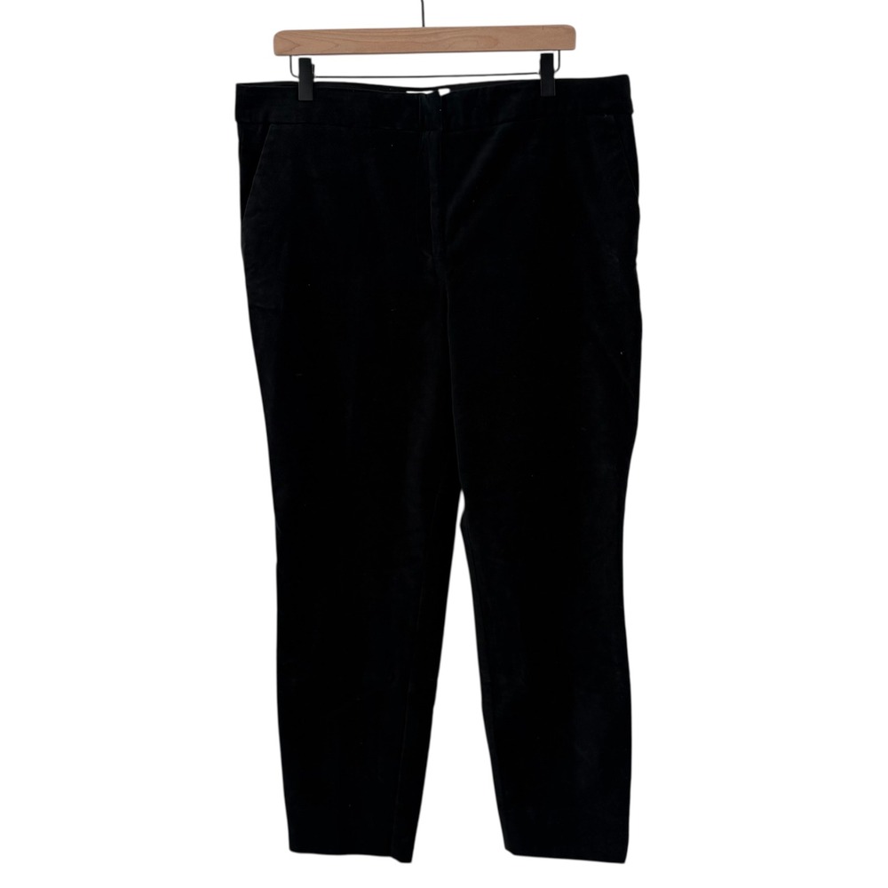 Boden Velvet Dras‎ Pants Black Size 14 Long